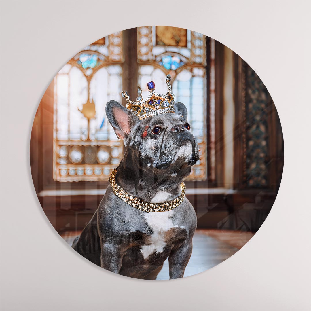 Koninklijke Franse Bulldog Muurcirkel
