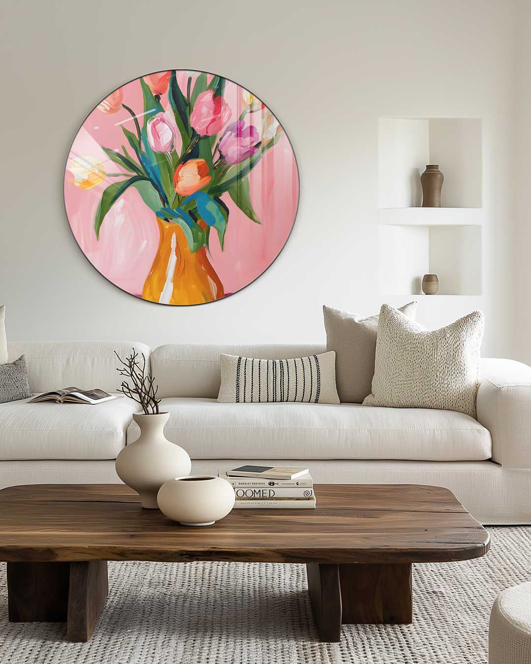 Bloeiende Tulpen Muurcirkel