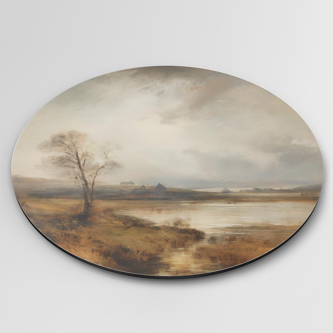 Rustiek Landschap Muurcirkel