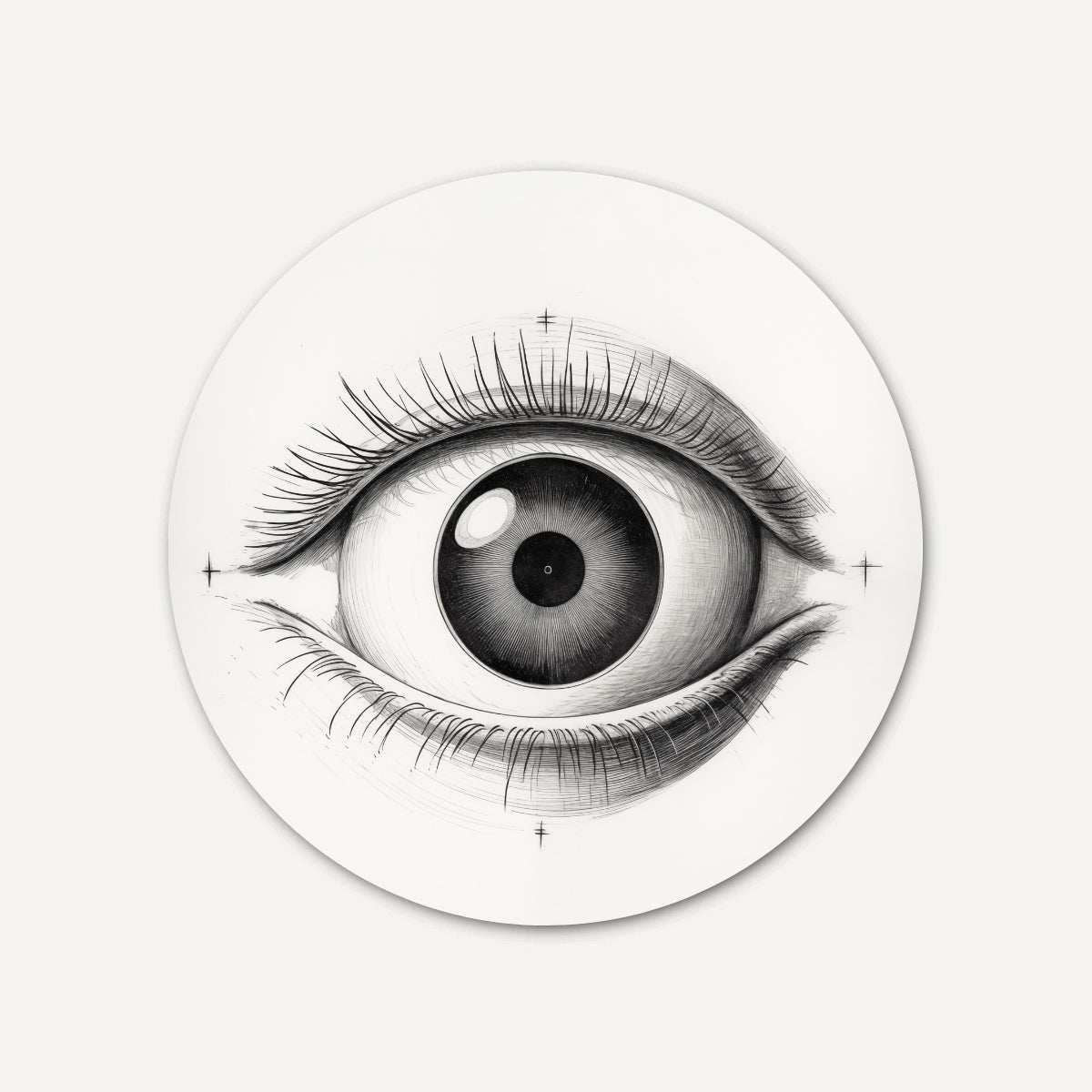 Oog van Inzicht Muurcirkel-WallArtistic