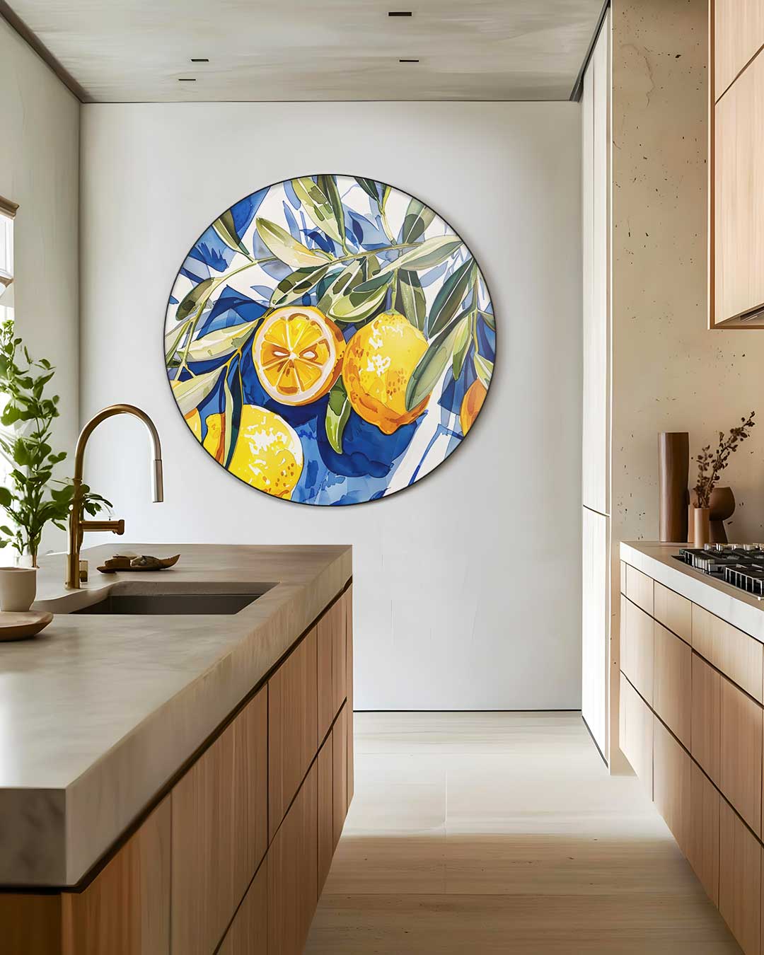 Limoncello Muurcirkel-WallArtistic