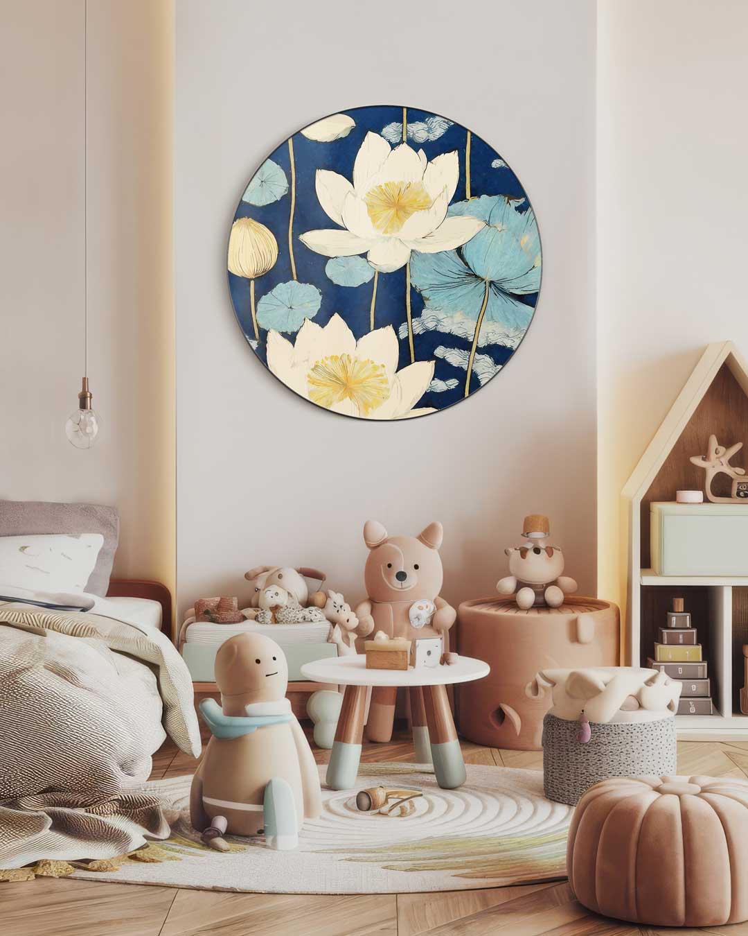Lotus Bloemen Muurcirkel