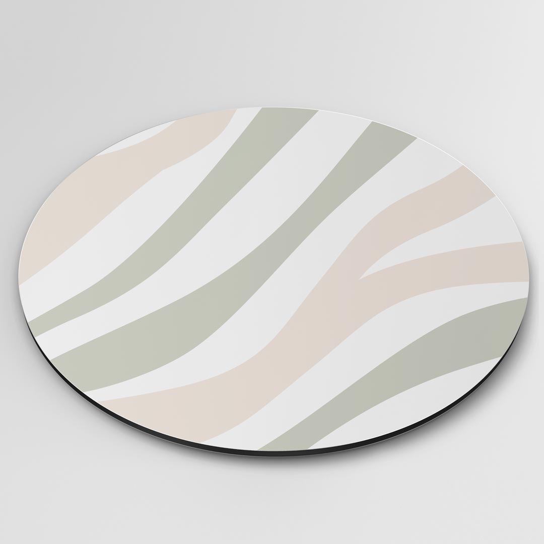 Trendy Zebra Muurcirkel