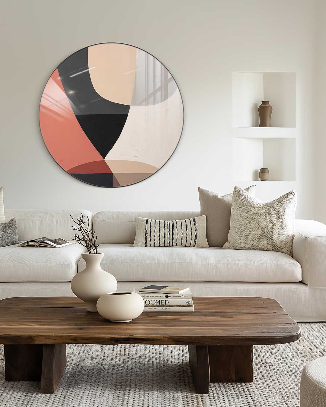 Moderne Abstracte Muurcirkel