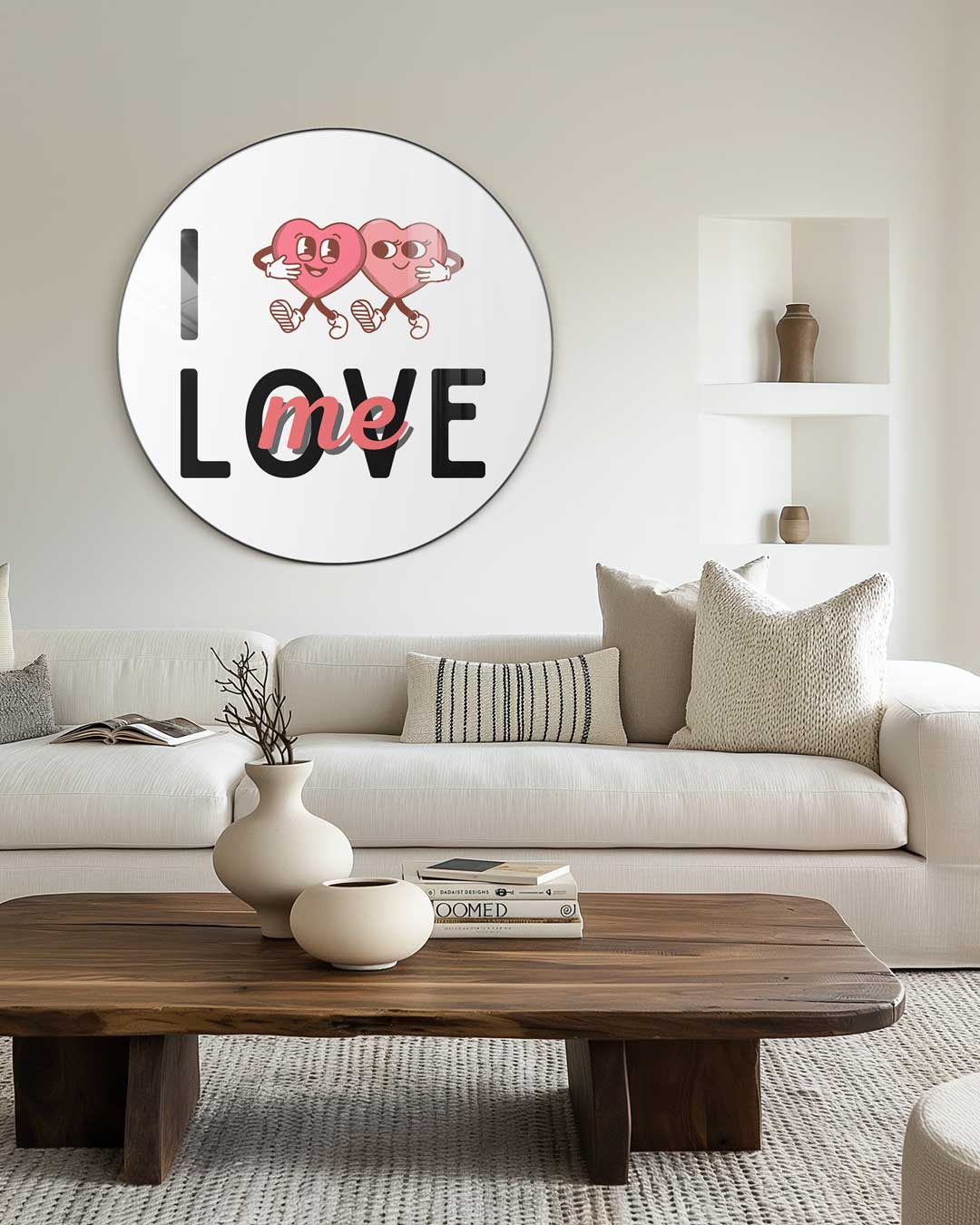 Liefdevolle Muurcirkel-WallArtistic