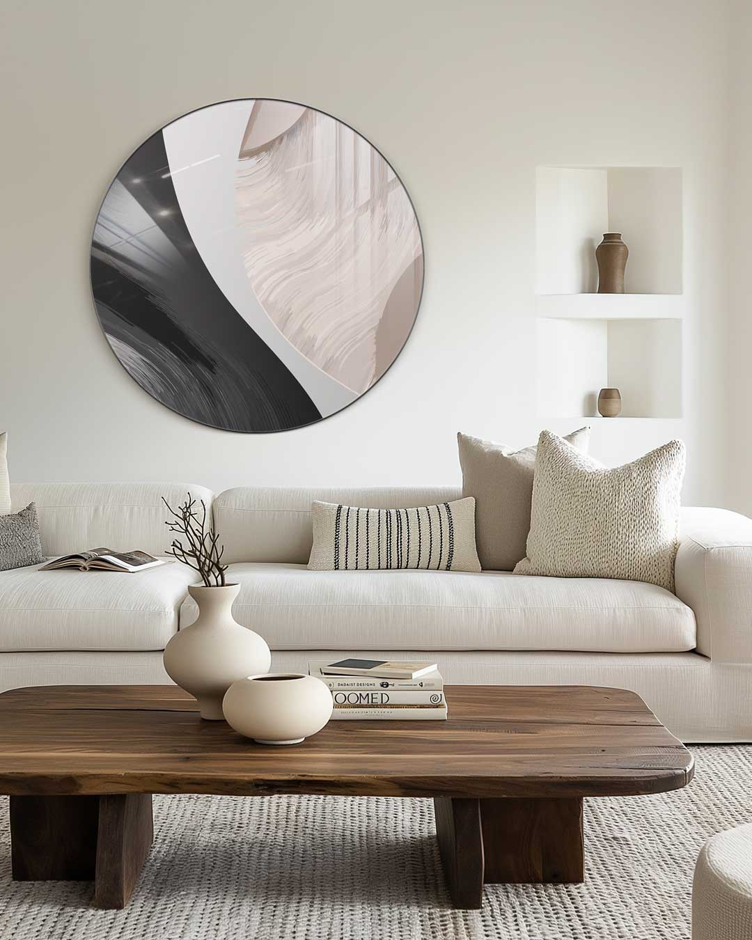 Elegante Abstracte Muurcirkel