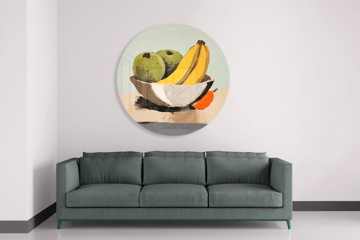 Fruitige Muurcirkel-WallArtistic