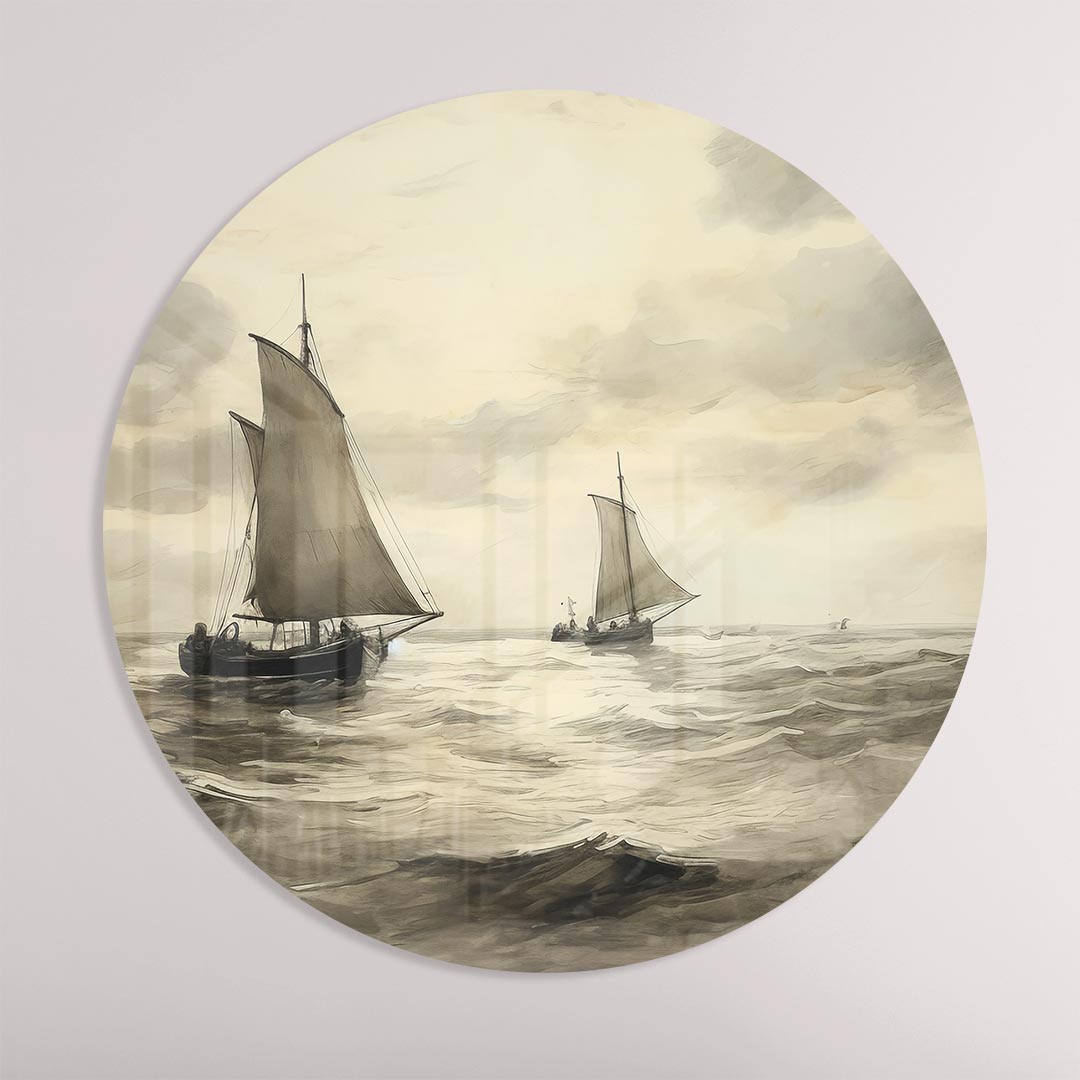 Rustieke Maritieme Muurcirkel