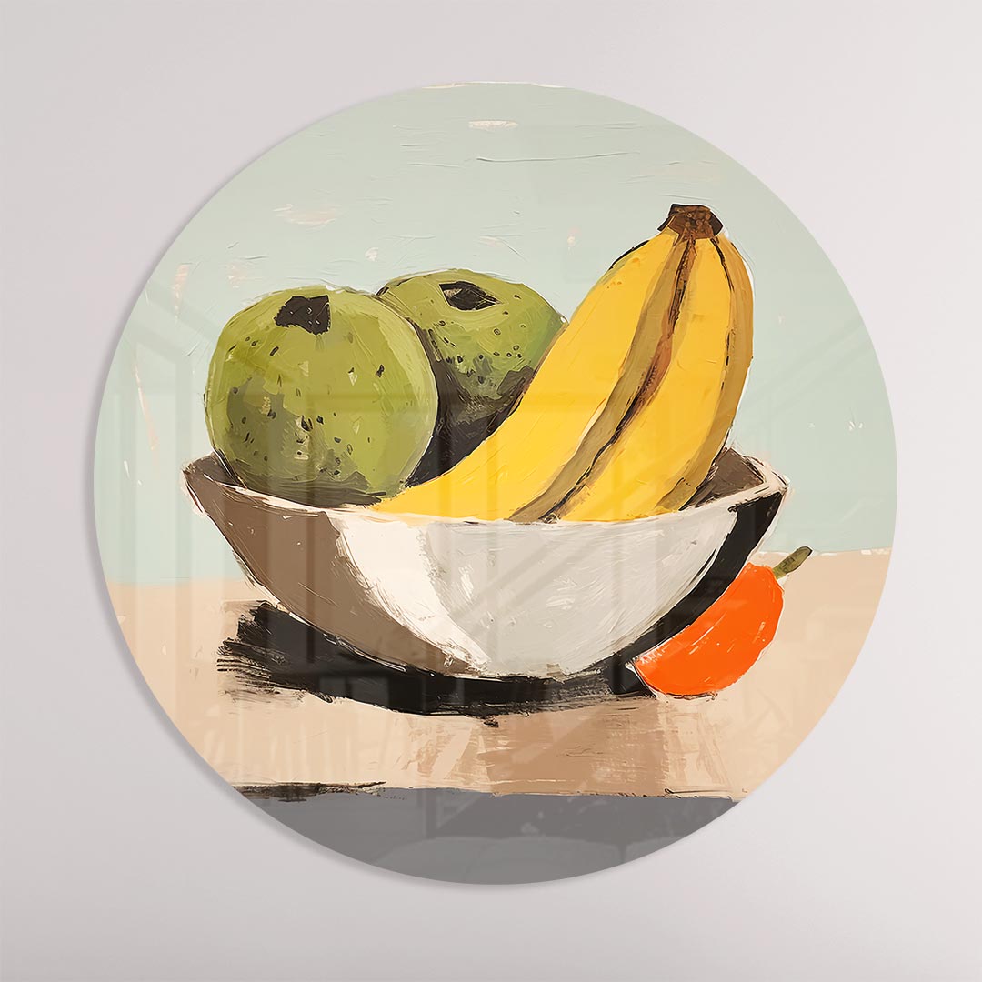 Fruitige Muurcirkel-WallArtistic