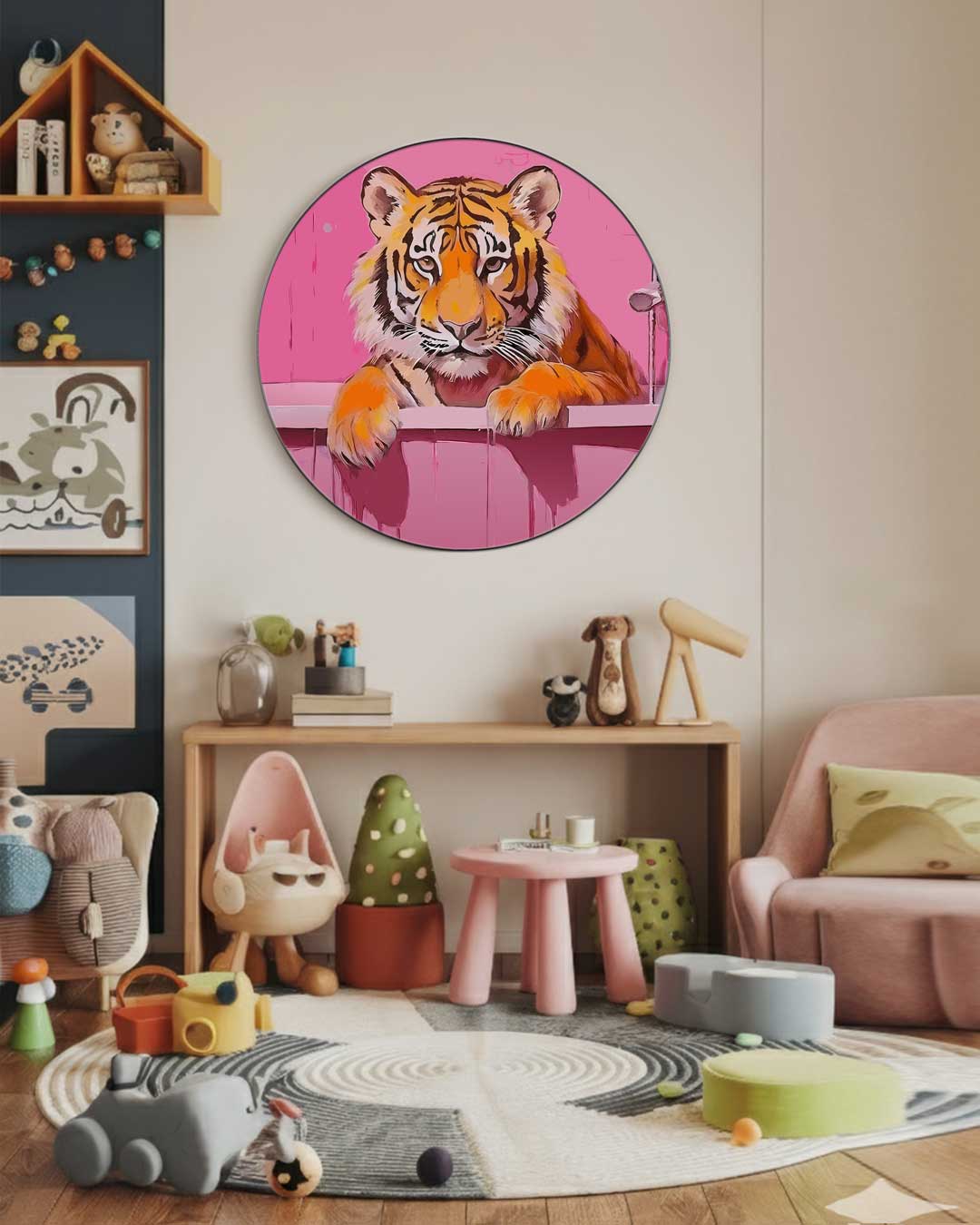 Tijger in Bad Muurcirkel