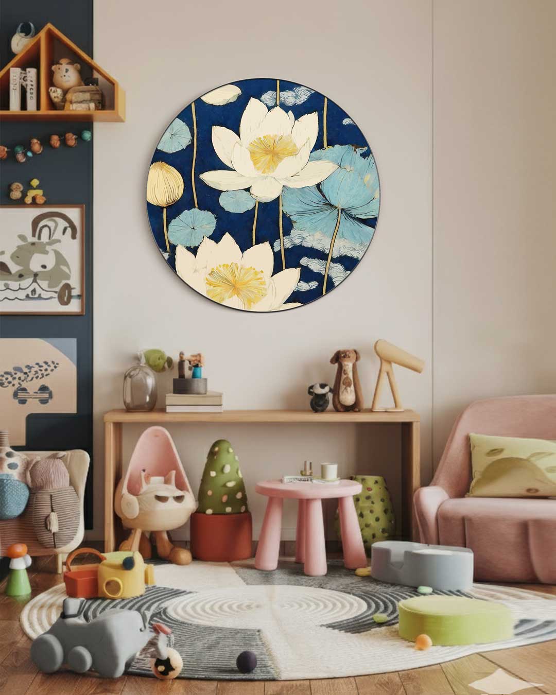 Lotus Bloemen Muurcirkel