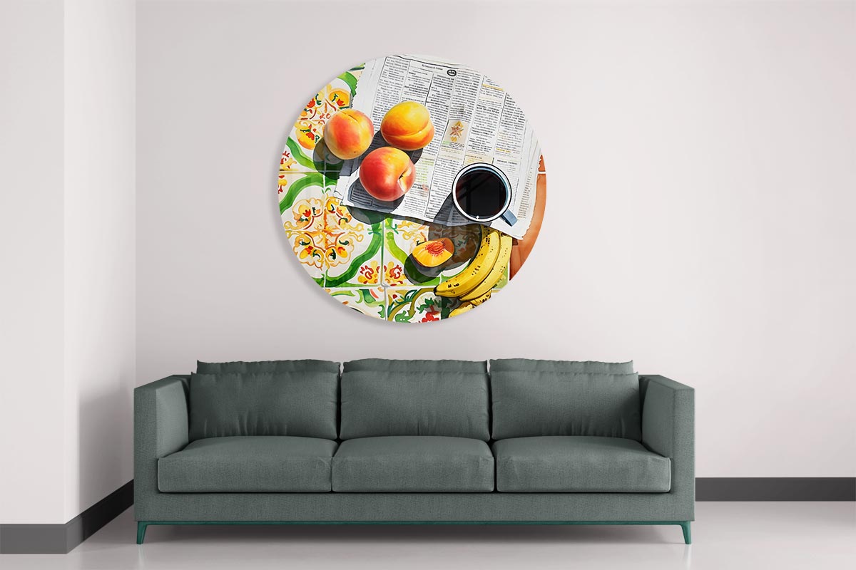 Kleurrijke Mediterrane Muurcirkel