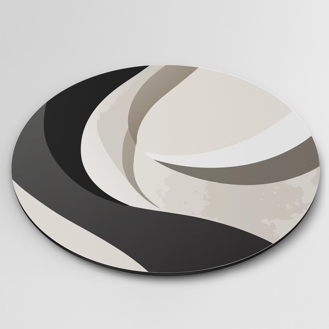 Stijlvolle Abstracte Muurcirkel