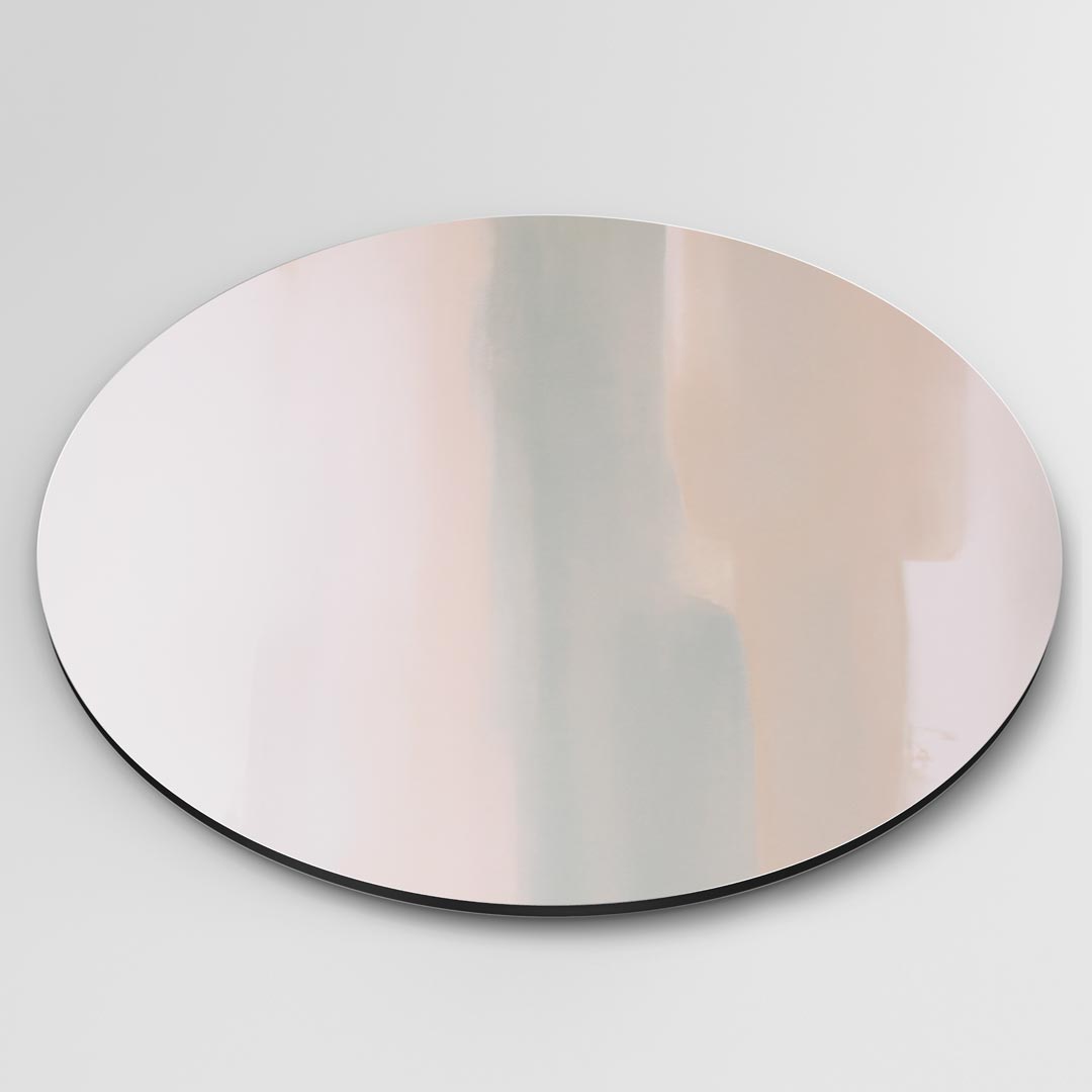 Zachte Pastel Muurcirkel-WallArtistic