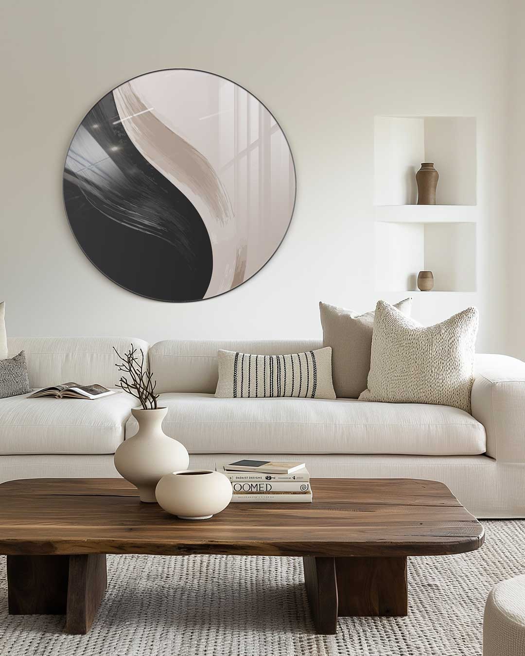 Elegante Abstracte Muurcirkel
