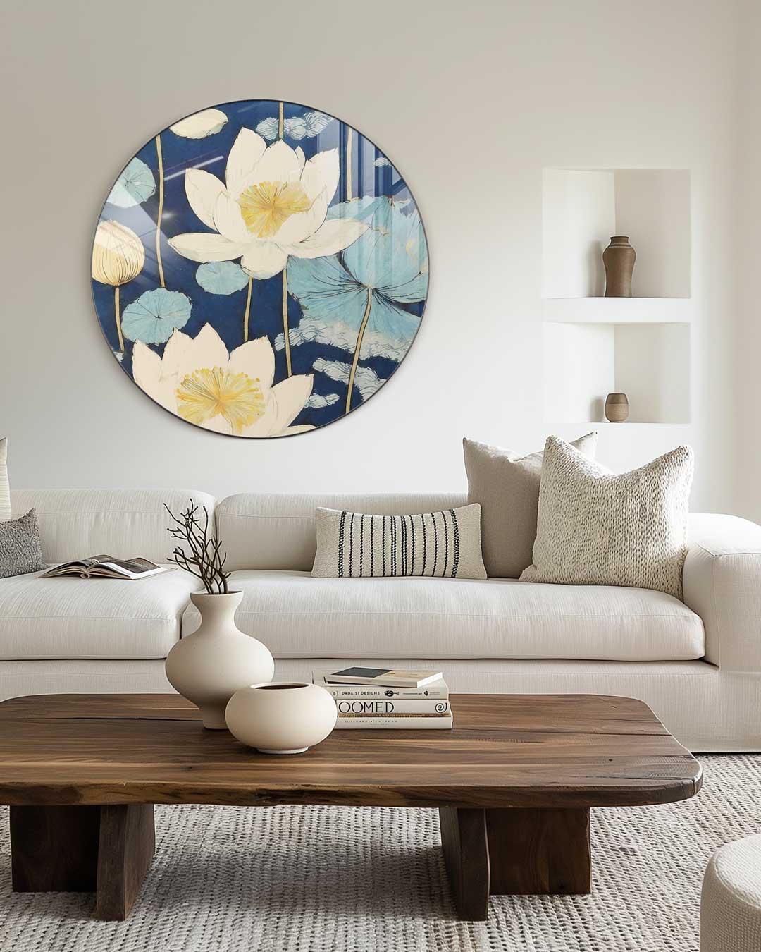 Lotus Bloemen Muurcirkel
