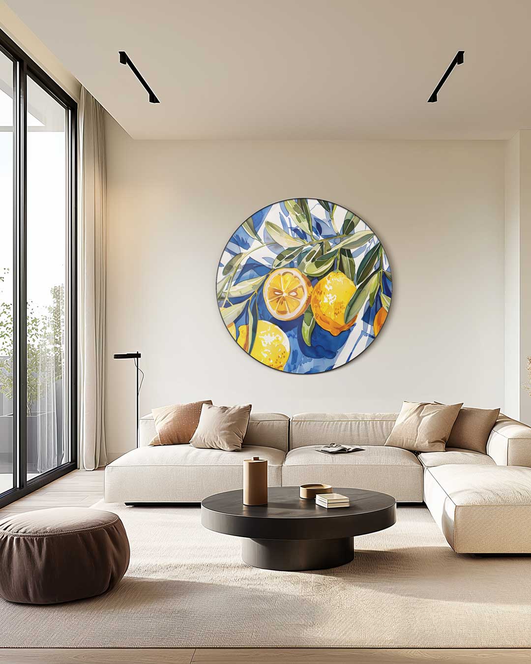 Limoncello Muurcirkel-WallArtistic