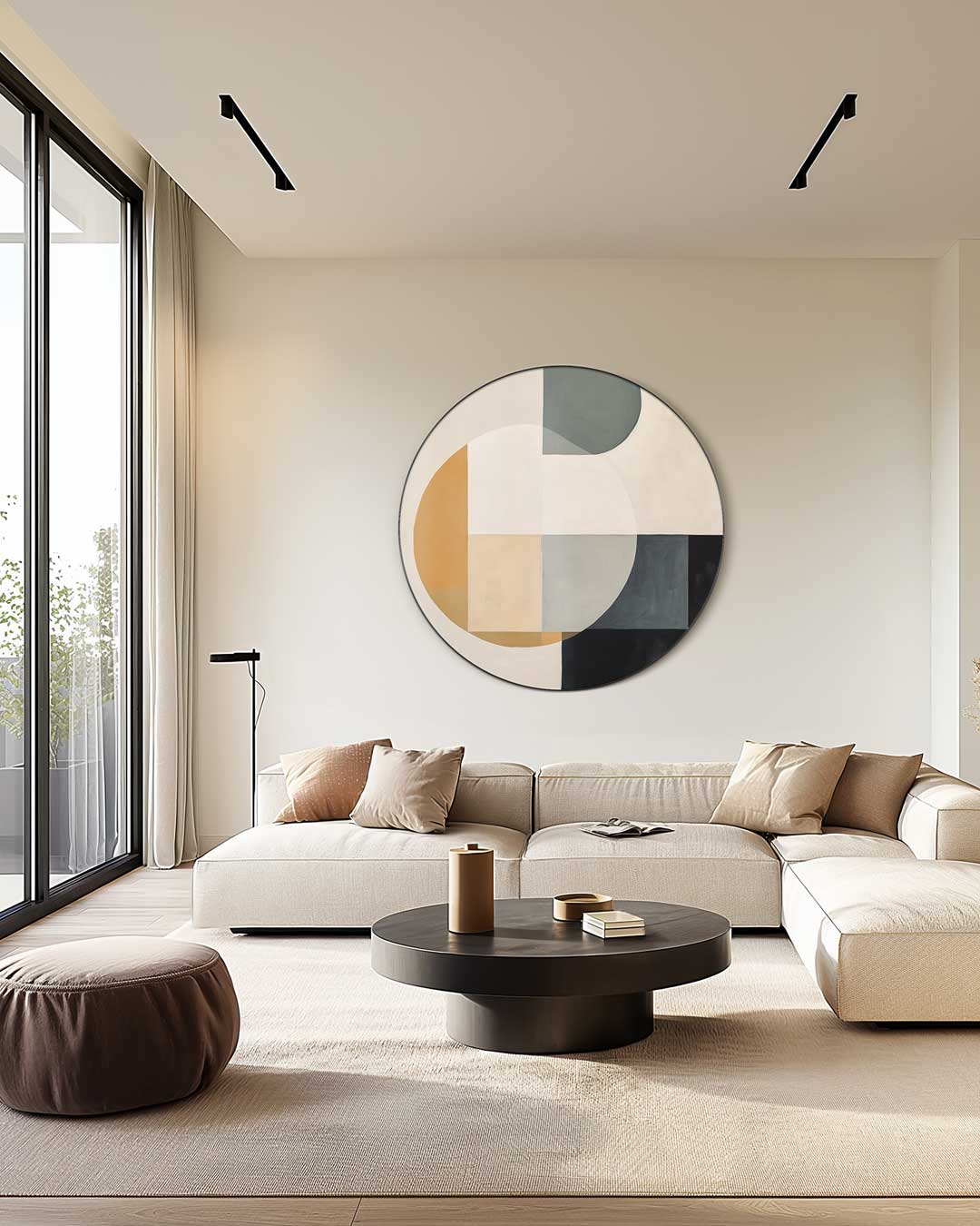 Moderne Geometrische Muurcirkel