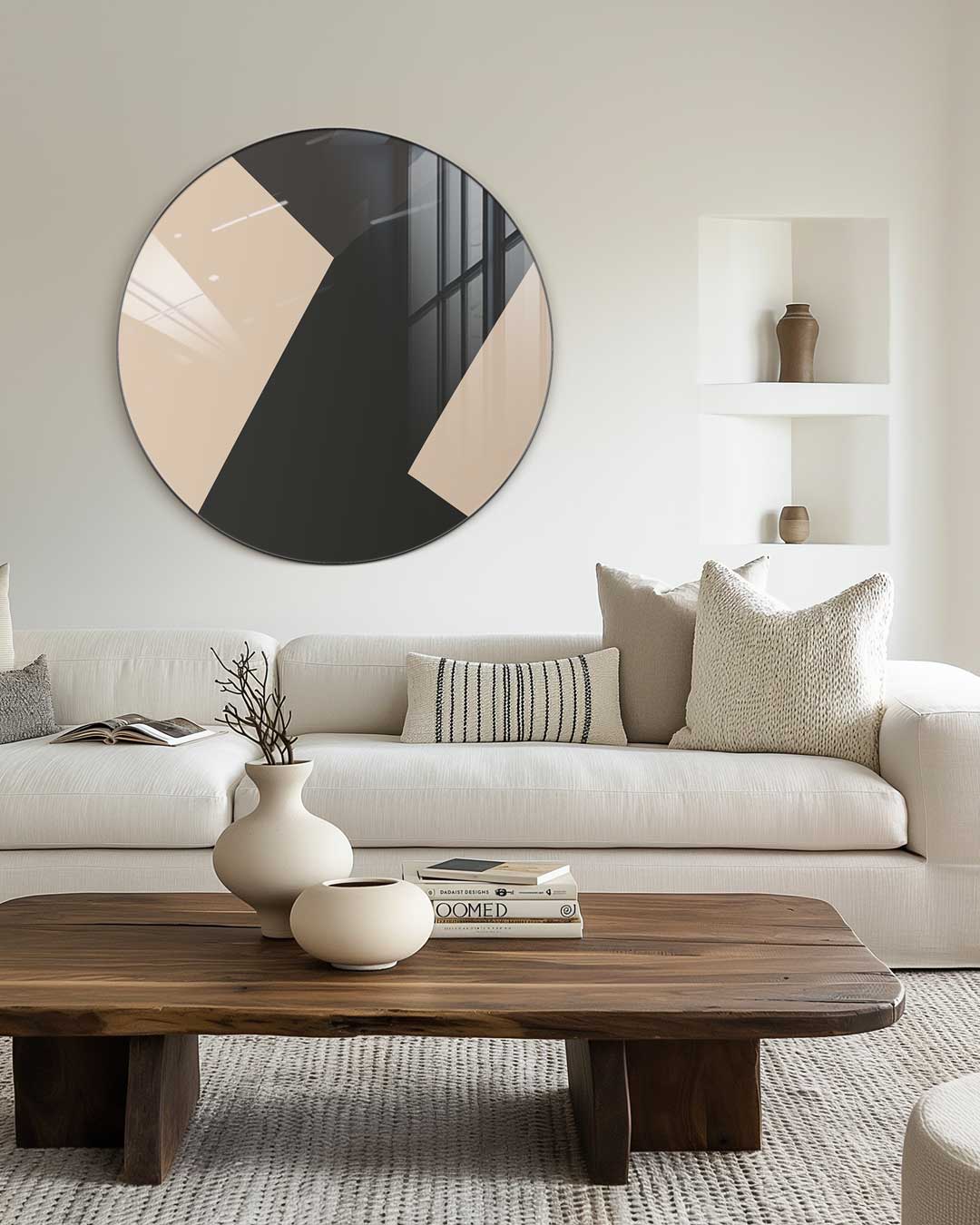 Elegante Geometrische Muurcirkel