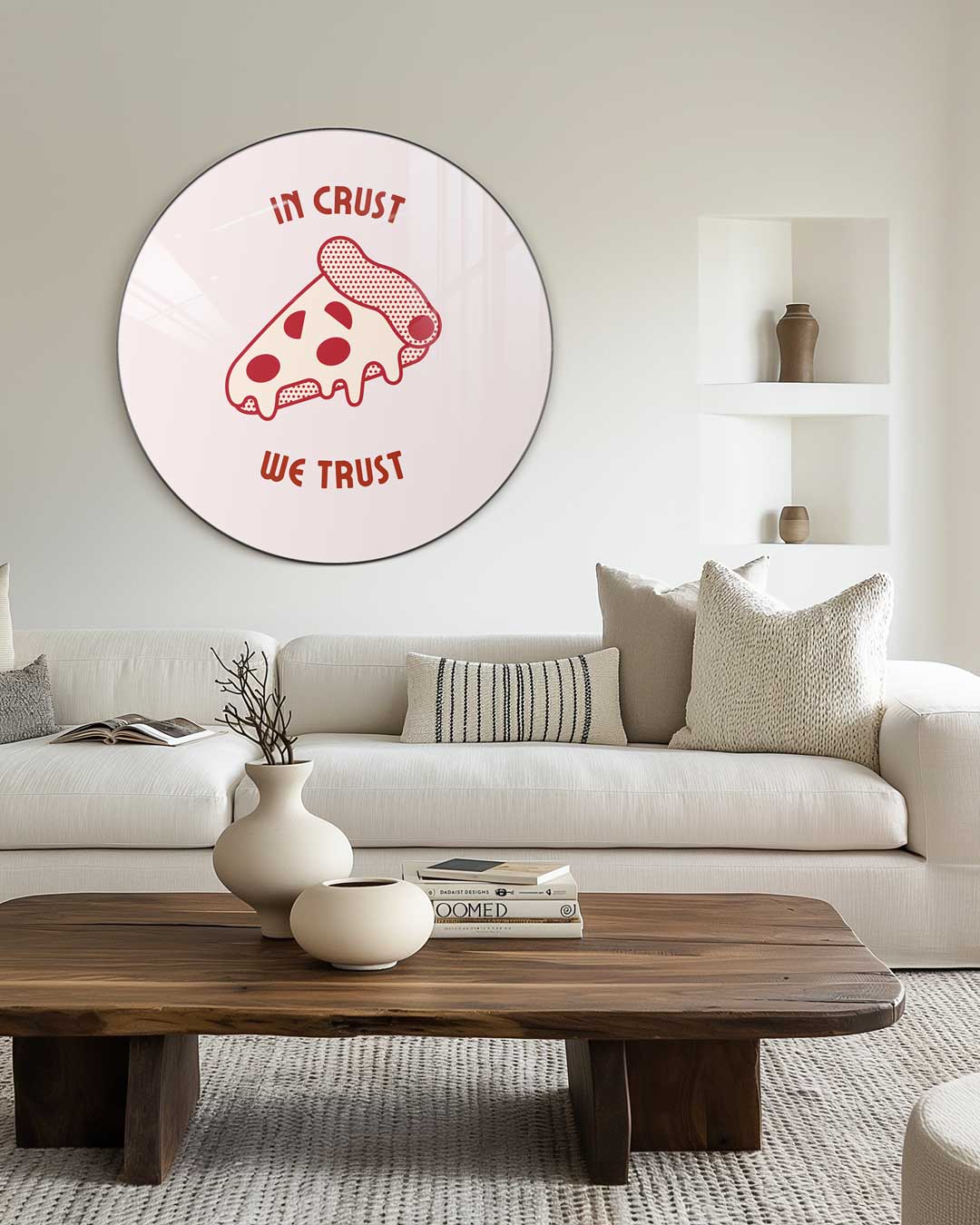 Pizza Lover Muurcirkel-WallArtistic