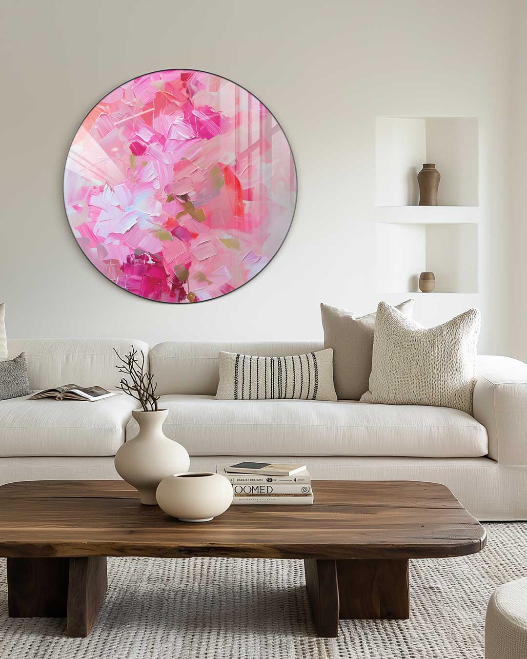 Roze Droom Muurcirkel