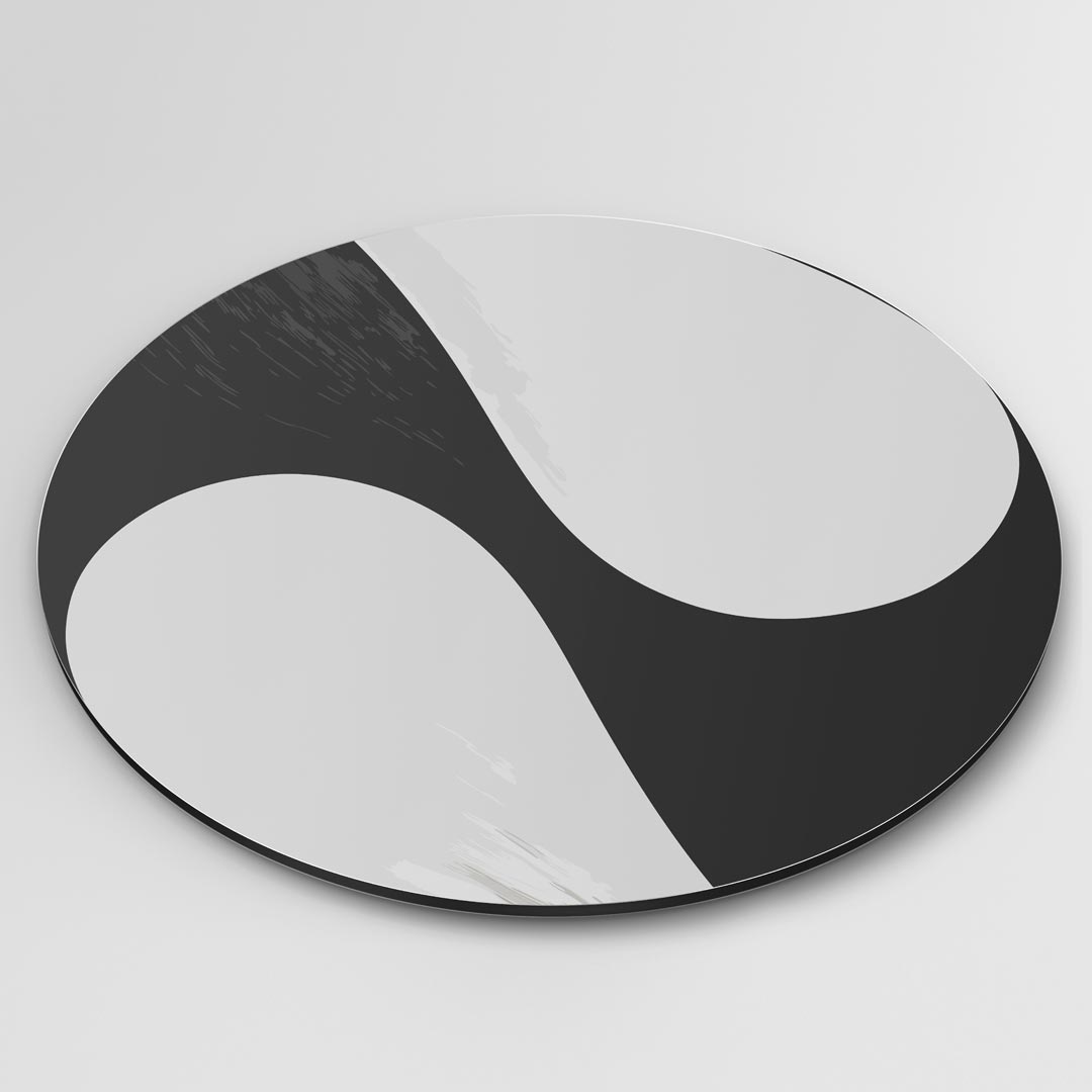 Stijlvolle Abstracte Muurcirkel