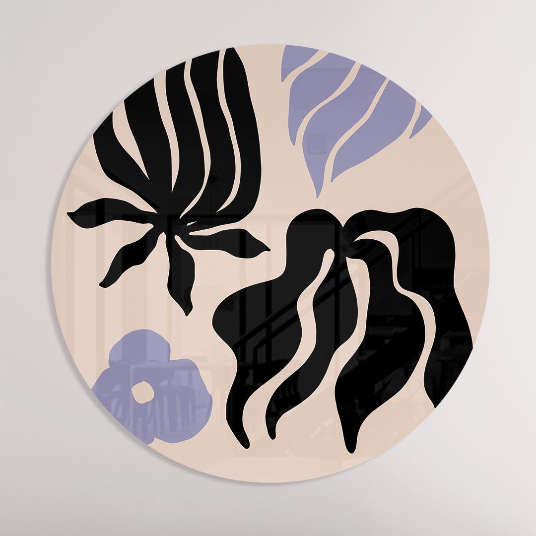 Tropisch Herfst Wanddecoratie Muurcirkel