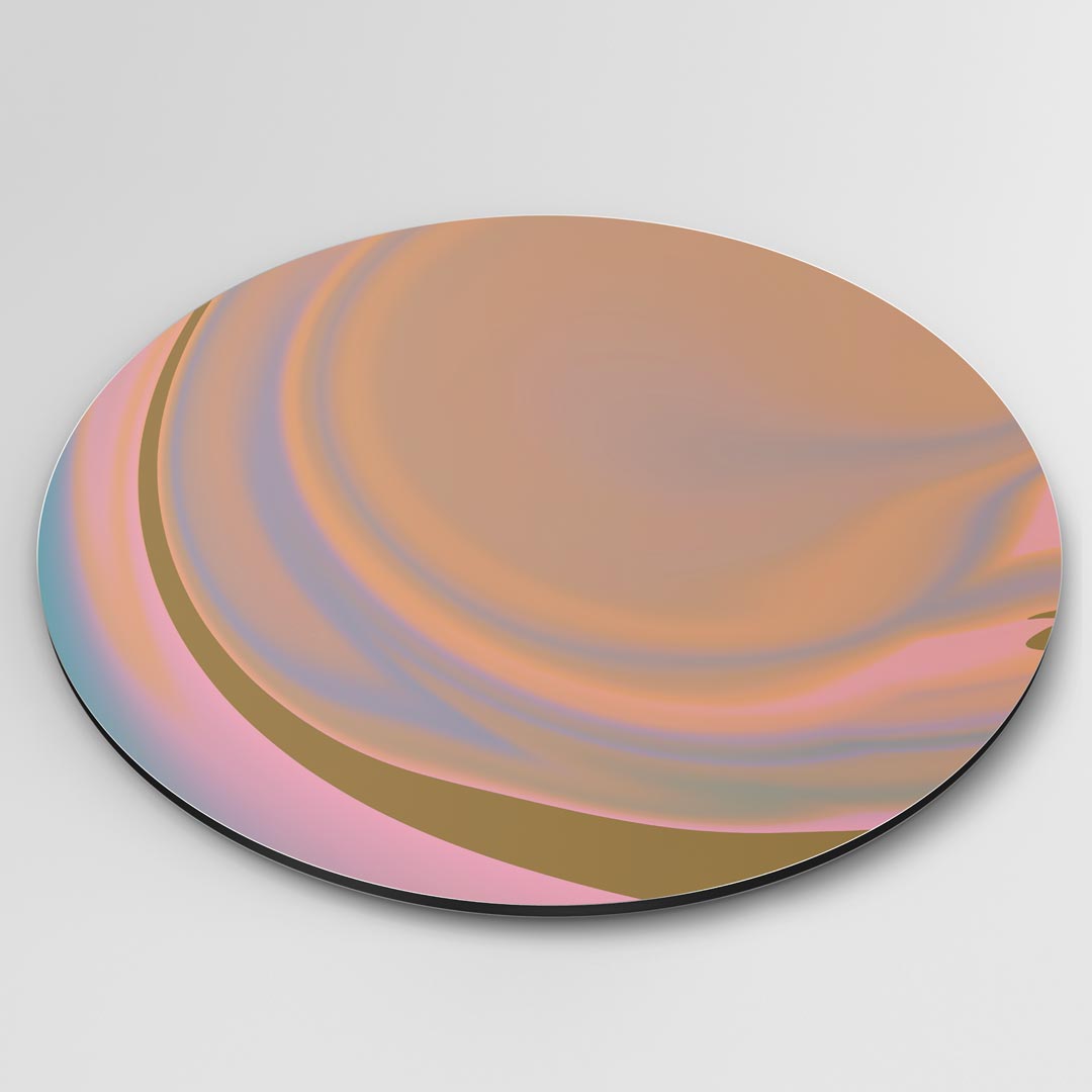 Kleurrijke Abstracte Muurcirkel