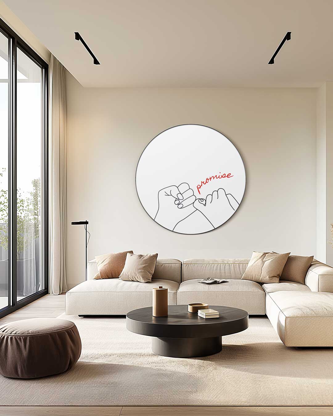 Vriendschapsbelofte Muurcirkel-WallArtistic