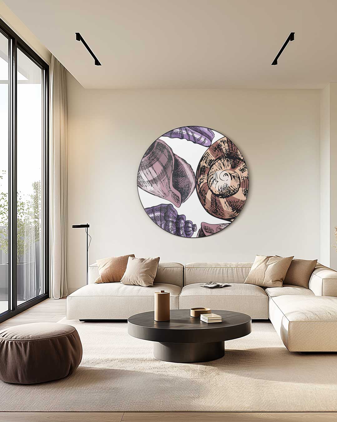Schelpen Kunst Muurcirkel
