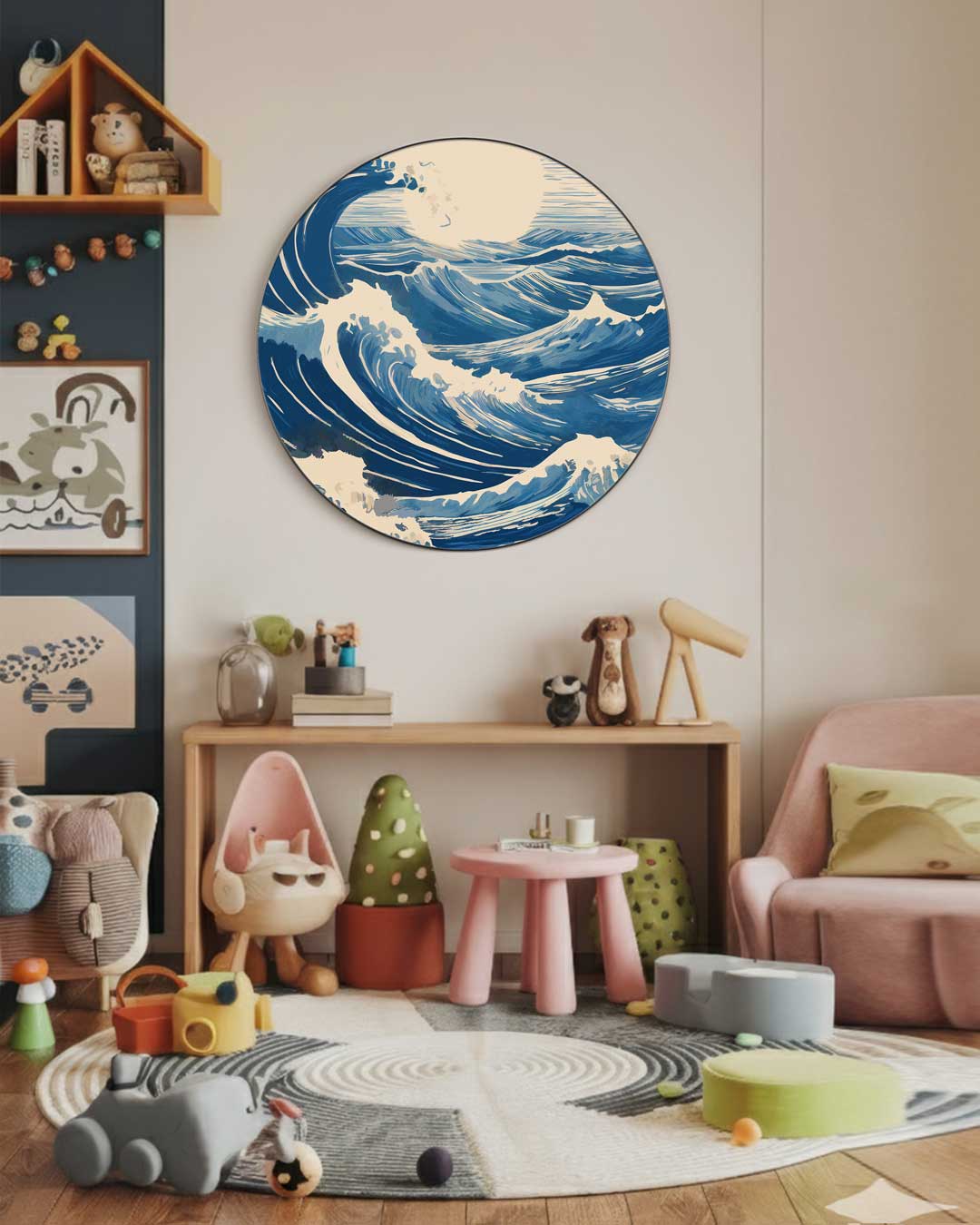Golvende Oceaan Muurcirkel