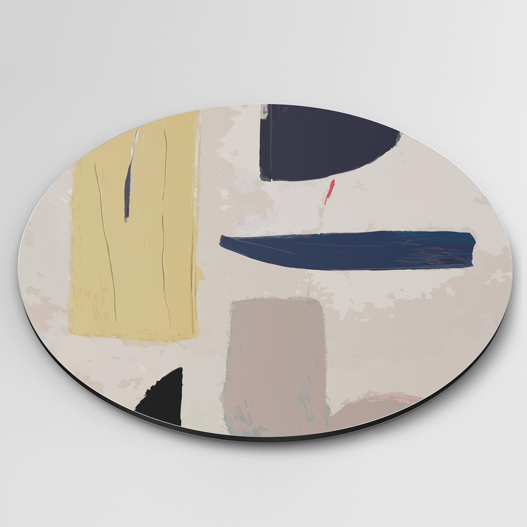 Stijlvolle Abstracte Muurcirkel