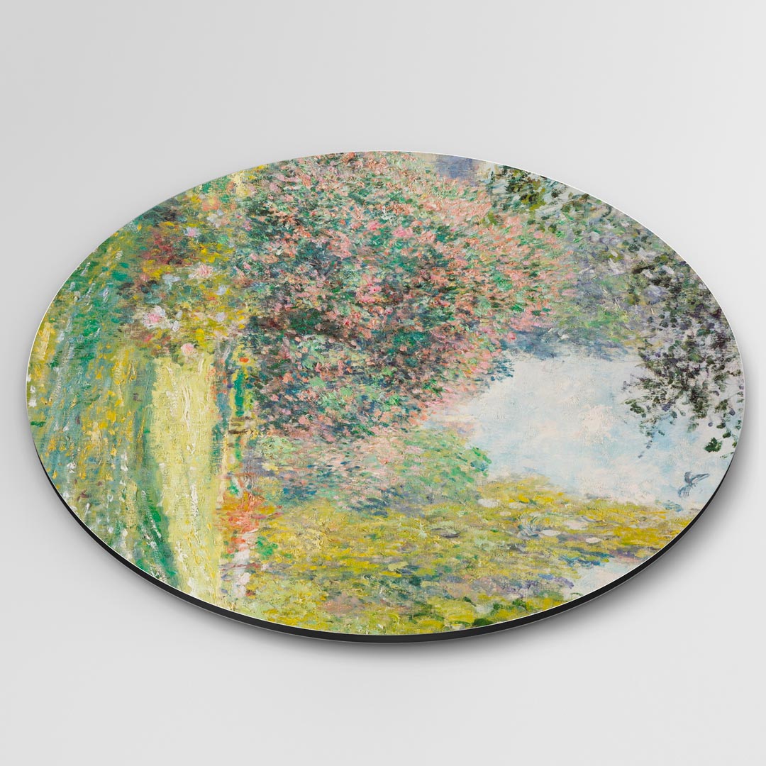 Impressie van Bloemrijke Tuin Muurcirkel-WallArtistic