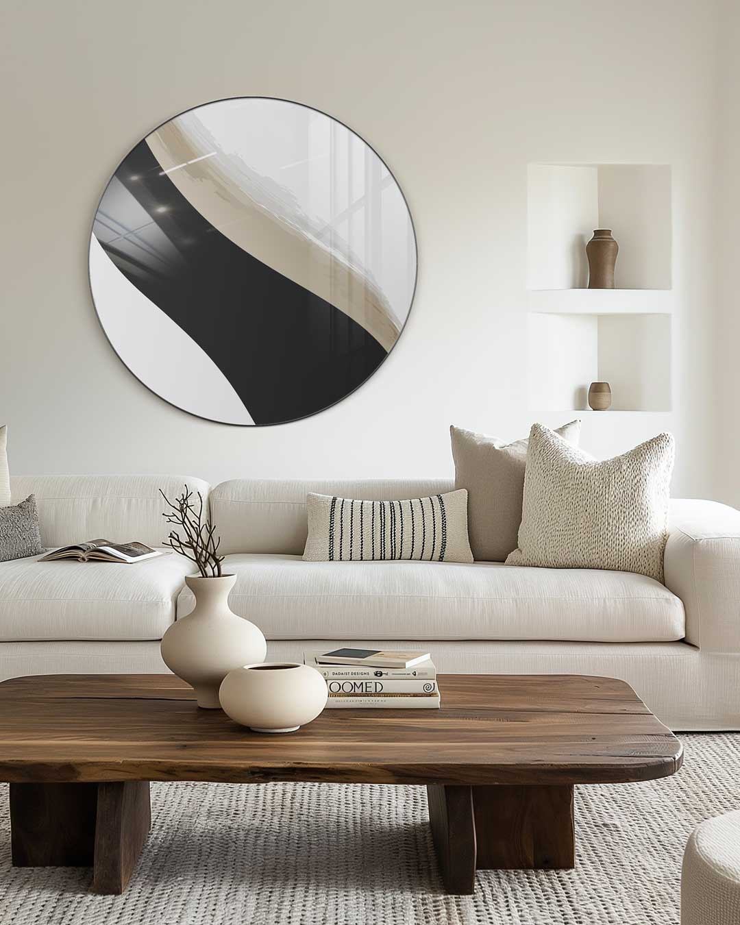 Elegante Muurcirkel Luxe Stijl