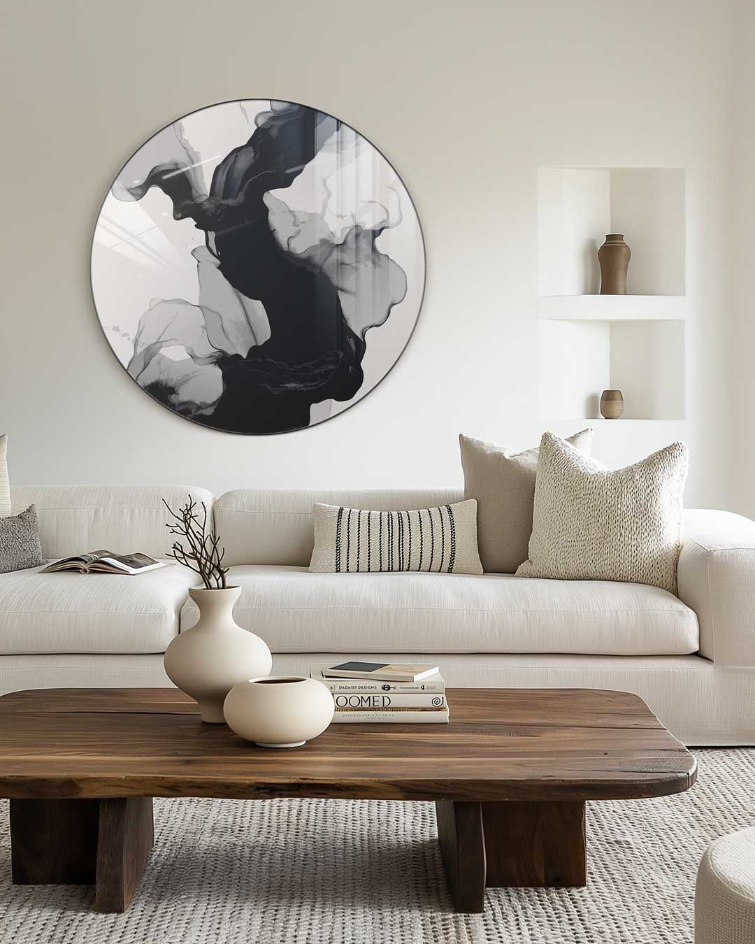 Elegante Abstracte Muurcirkel