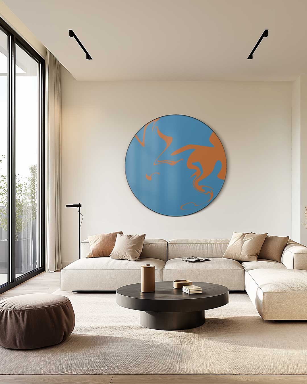 Moderne Abstracte Kunst Muurcirkel