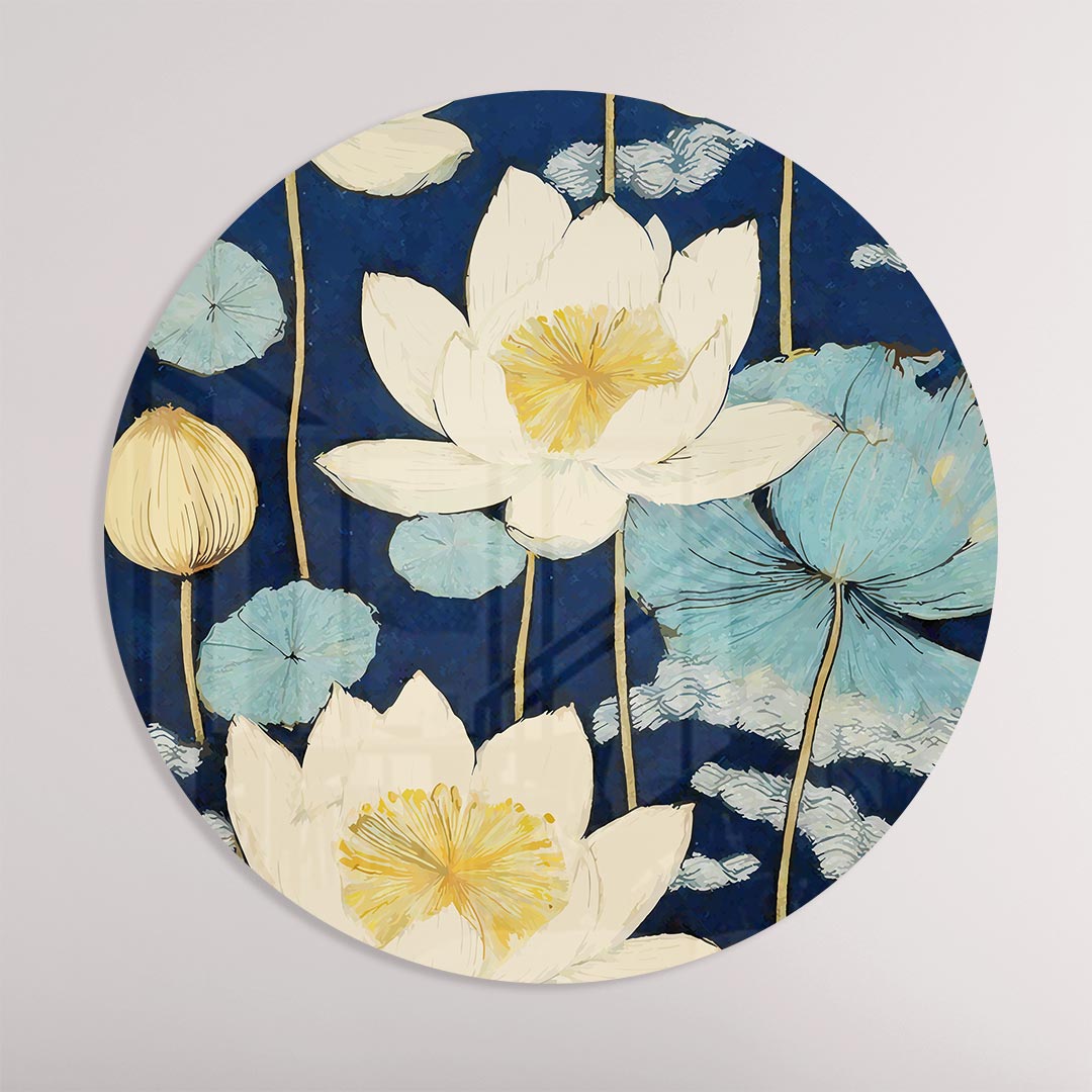 Lotus Bloemen Muurcirkel