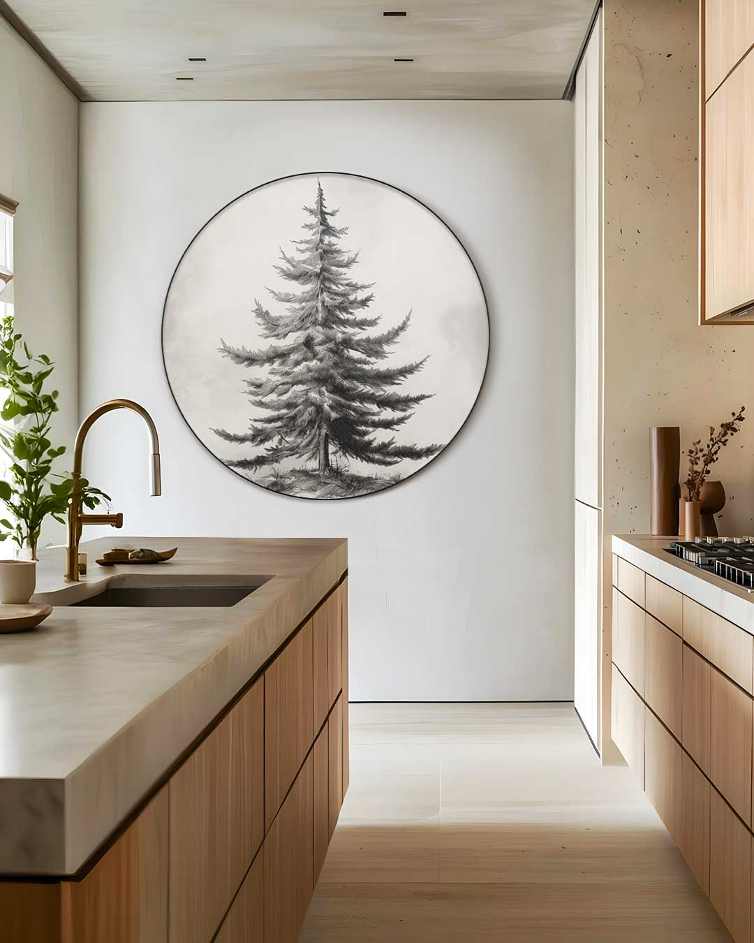 Abstracte Muurcirkel-WallArtistic