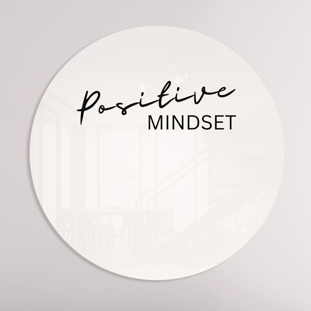 Positive Mindset Muurcirkel