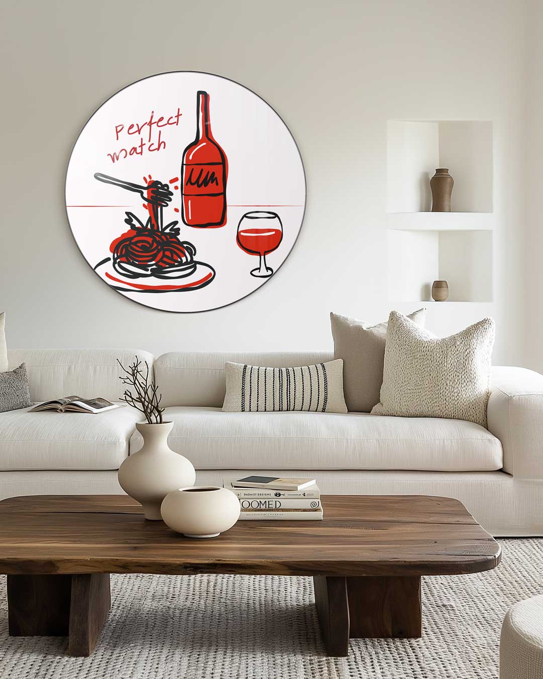 Perfect Match Muurcirkel-WallArtistic
