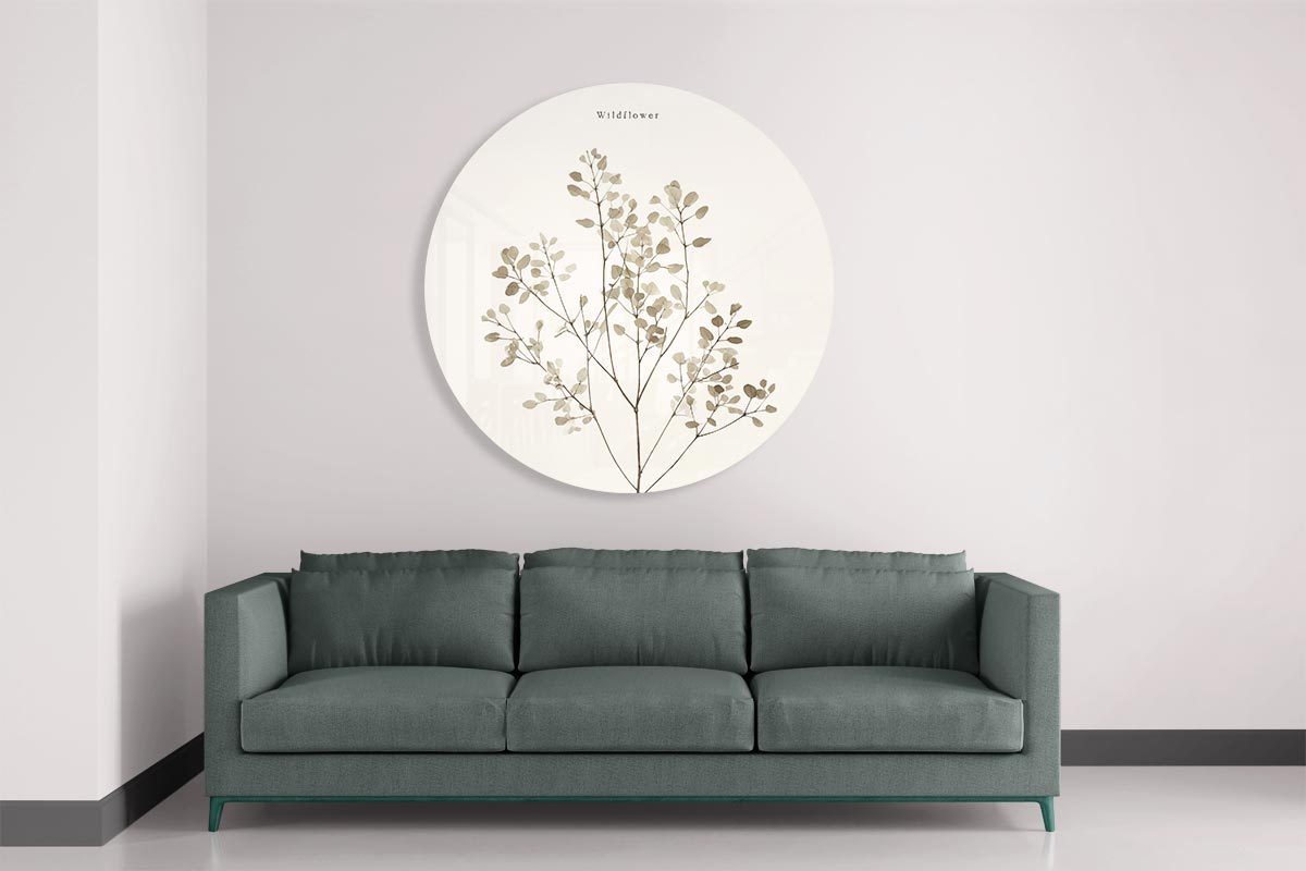Elegante Botanische Muurcirkel