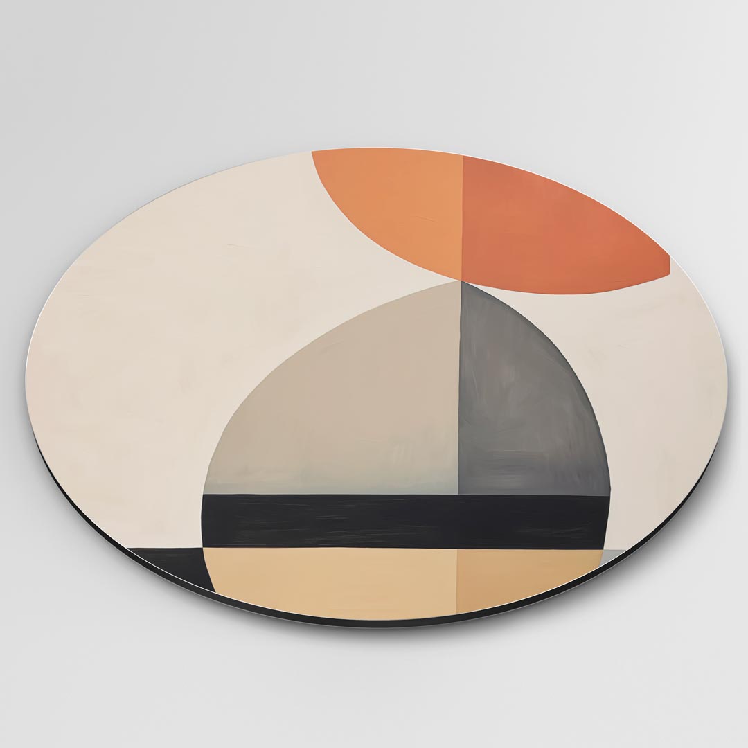 Moderne Geometrische Abstracte Muurcirkel