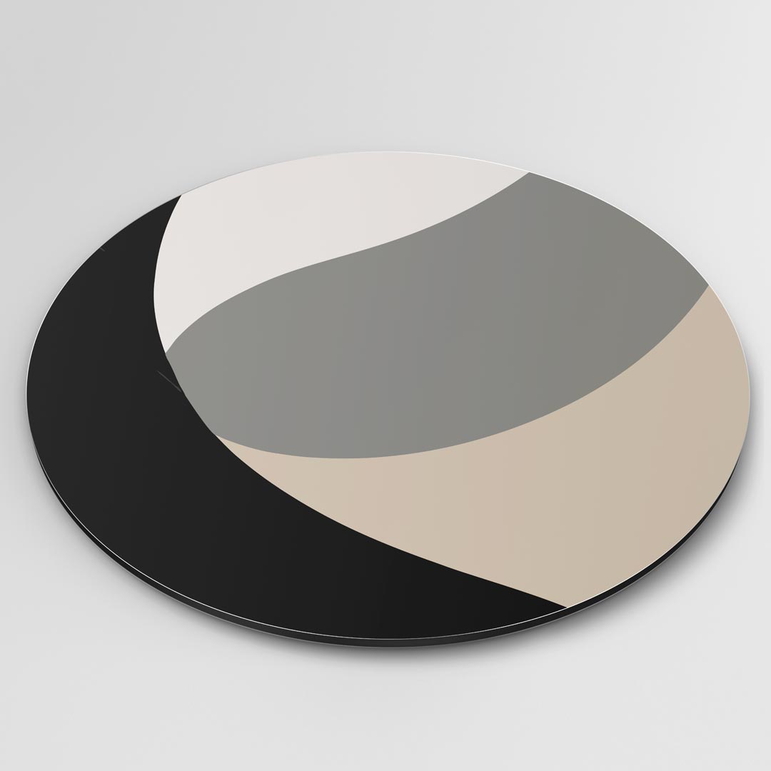 Organische Muurcirkel Design