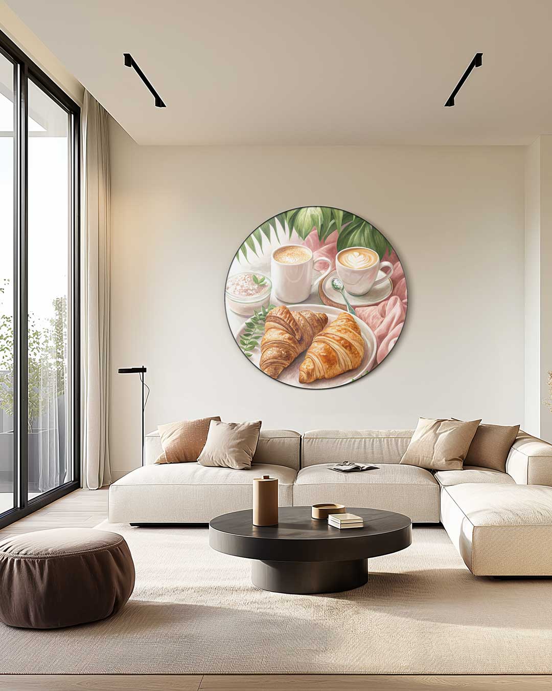 Botanische Brunch Muurcirkel-WallArtistic