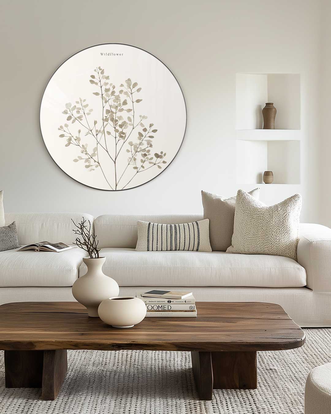Elegante Botanische Muurcirkel