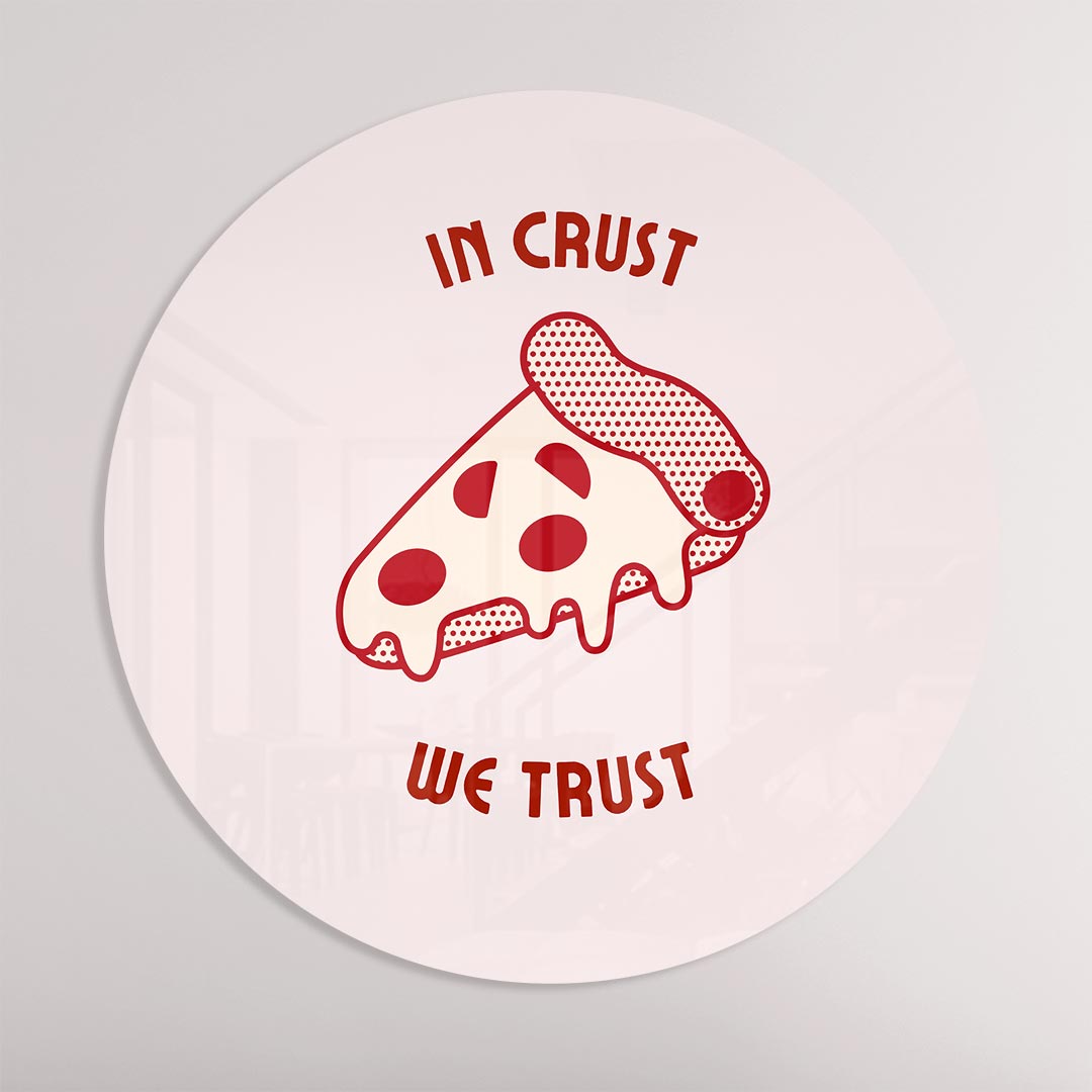 Pizza Lover Muurcirkel-WallArtistic