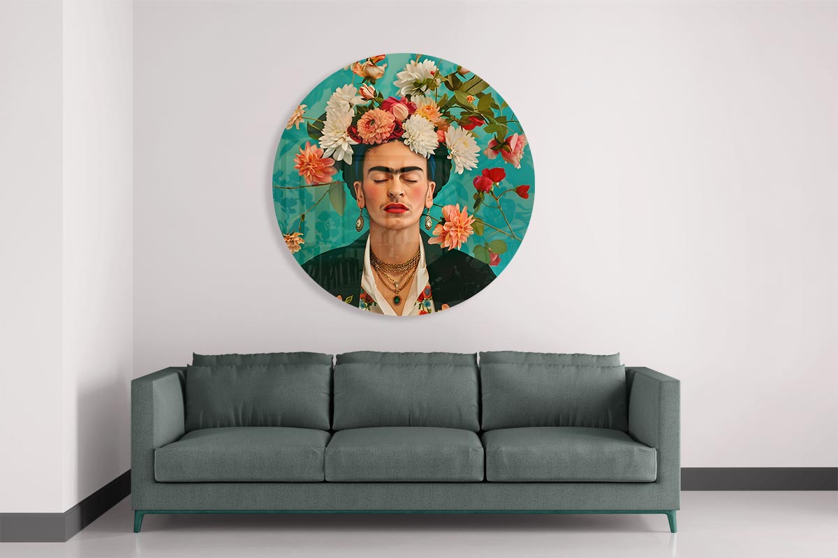 Bloemrijke Inspiring Muurcirkel