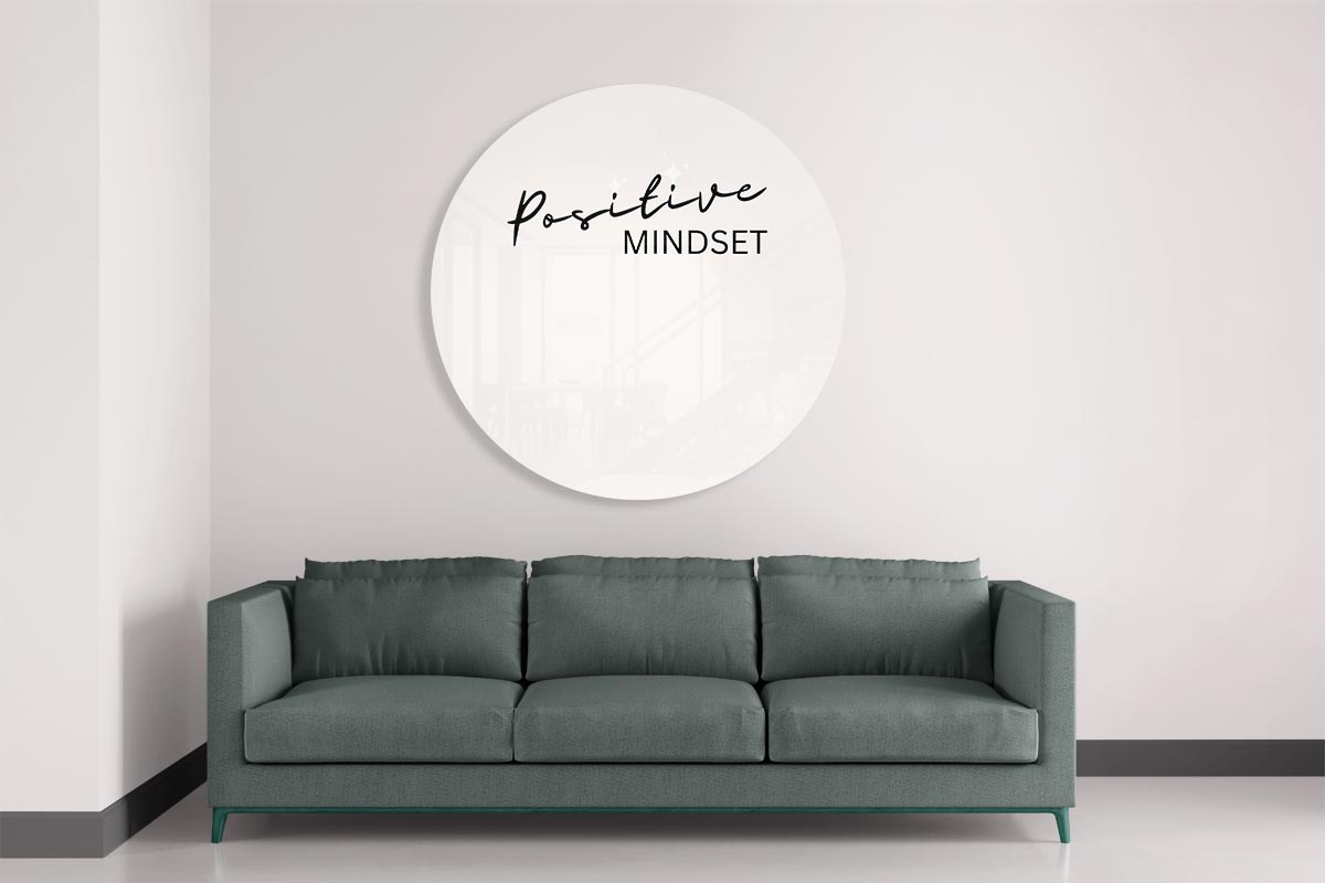 Positive Mindset Muurcirkel