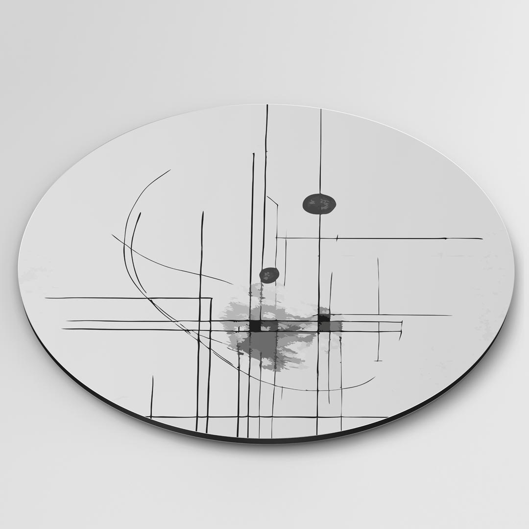 Strakke Geometrische Muurcirkel