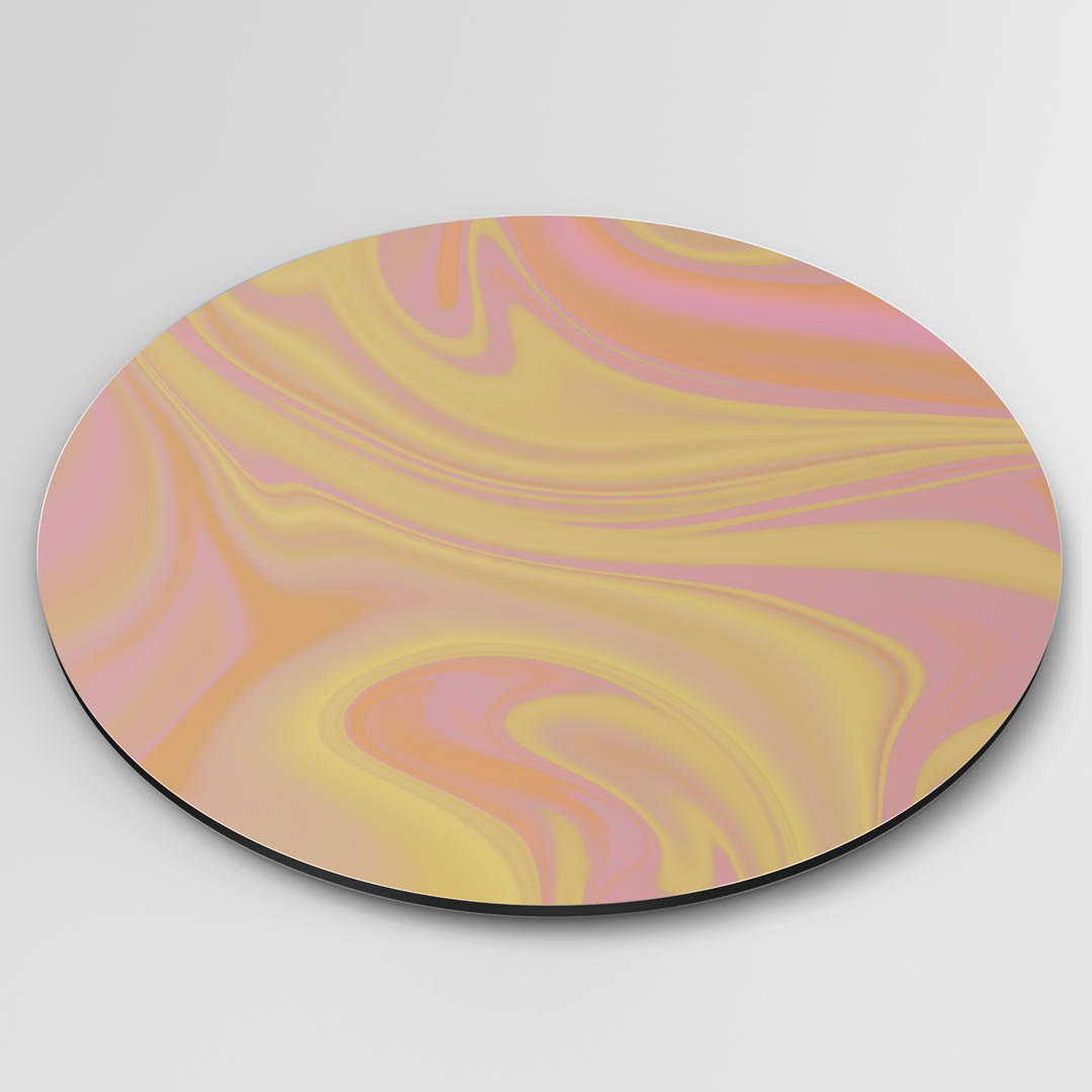 Vrolijke Pastel Muurcirkel